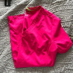 Healing hands scrub top